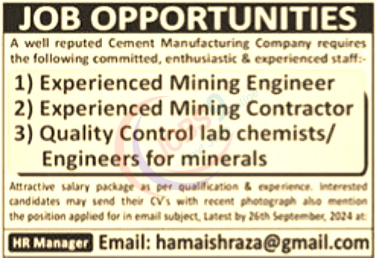 Latest Private Company Engineering Jobs 2024 In Islamabad